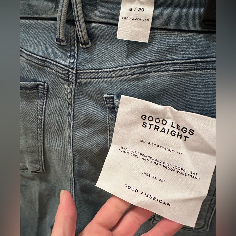 GOOD AMERICAN - Good Legs- Classic Blue Women's Jeans - Picture 16 of 16